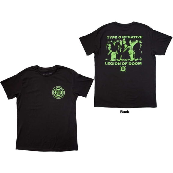 Type O Negative Unisex T-Shirt: Legion of Doom (Back Print) (Small)