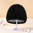 thumbnail image 4 of Txlixc Beanies Match, Sombrero de ganchillo de punto sólido de invierno, adecuado para la familia, el bebé, la madre, el padre Txlixc  moda, 4 of 9