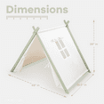 thumbnail image 7 of Comfy Cubs Kids Play Tent - Indoor Kids Tent - 100% Cotton Canvas, - Safe & Portable (Sage), 7 of 7