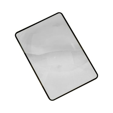 Large Area Thin Reading Magnifier Bookmark for Books, Crafts, and Repair Work in White