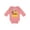 Mauve, variant on It's Fun Bee-ing One Cute Bee First Birthday Boys or Girls Long Sleeve Baby Bodysuit