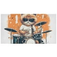 thumbnail image 2 of Cat Sunglasses and Rack Drum 3 Ring Binders 1.5 inch Hardcover File Folders with Interior Pockets A4 Size Organizer for School Office Hospital Set of 2, 2 of 8