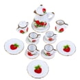 thumbnail image 5 of Juego de té en miniatura con forma de casa de muñecas, 15 unidades, para niñas de 6 a 12 años, 5 of 5