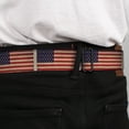 thumbnail image 4 of Buckle-Down Belt, Seatbelt Buckle Belt, American Flag Weathered Color Repeat, Youth 22 to 32 Inches, 4 of 9