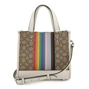 Coach Women’s Leather Signature Jacquard, Khaki