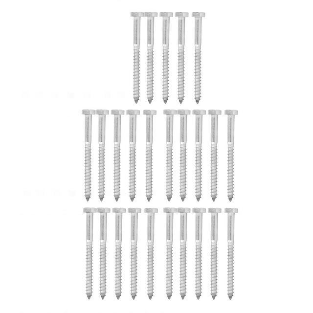 Vis Autotaraudeuse en Bois, 304 Vis Semi-Inox en Acier Inoxydable, Vis Autotaraudeuses à Lacet Hexagonal Très Polyvalentes