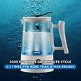 thumbnail image 5 of 1.5L Glass Hydrogen Generator Water Kettle,Hydrogen Rich Water Kettle,Water Ionizer with SPE PEM Technology Alkaline Ionizer Generator Electrolysis Generator Hydrogen Content up to 2300 PPB, 5 of 7