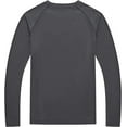 thumbnail image 2 of YuKaiChen Boy's Rash Guard Swim Shirt Long Sleeve UPF 50+ Sun Protection Hiking Shirts Youth Quick Dry Fishing Tees DarkGrey S, 2 of 5