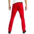 Alta Designer Fashion Mens Slim Fit Skinny Denim Jeans Red Size 36