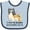 Blue and Navy, variant on Inktastic I Love My Grandma Loves Me Cat Boys or Girls Baby Bib