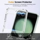 thumbnail image 4 of Funda transparente VEGO para Samsung Galaxy Z Flip 5 con protector de pantalla, 4 of 9