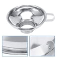 thumbnail image 3 of Embudo de Acero Inoxidable Hogar Ancho de la Boca con Mango Metal Pequeño para Utensilios de Cocina, 3 of 9