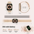 thumbnail image 3 of Blackview Smart Watch fits for Android iPhone,IP68 Waterproof,with Bluetooth Call(Answer/Make Calls) for Women Men 1.83" HD Screen Fitness Watch with AI Voice,Pink, 3 of 8