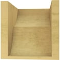 thumbnail image 4 of 8"W x 8"D x 8"H Wide Crestline Rough Cedar Woodgrain TimberThane Corbel, Primed Tan, 4 of 6