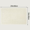 thumbnail image 7 of Unique Bargains Rubber Backing Quick Dry Bath Mat Beige 20" x 32", 7 of 7