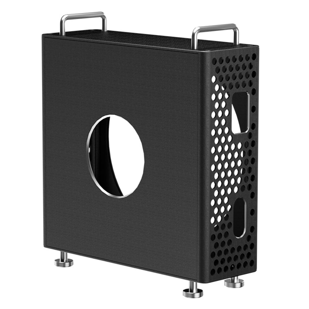 Aluminum Alloy Vertical Stand Protective Case For Mini Computer Host Efficient Cooling And Comprehensive Protections