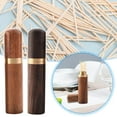 thumbnail image 3 of Portable Wooden Toothpick Storage Box Holder Toothpick Bucket Dispenser H2P0, 3 of 8