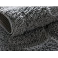 thumbnail image 6 of Rugs.com Lattice Shag Collection Rug – 6 Ft Runner Gray Shag Rug Perfect For Hallways, Entryways, 6 of 9