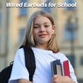 thumbnail image 2 of LWZCAM Earbuds Earphones with Microphone, 5 Pack Wired Heavy Bass Headphones, Earphone with Noise Isolating, Fits 3.5mm Interface for iPad, Desktop, 2 of 5
