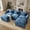 Blue, variant on Vcatnet 107" Modular Sectional Sofa Couch L Shaped Chenille Cloud Couch Oversized Modern Minimalist Couch with Ottoman for Living Room, Black