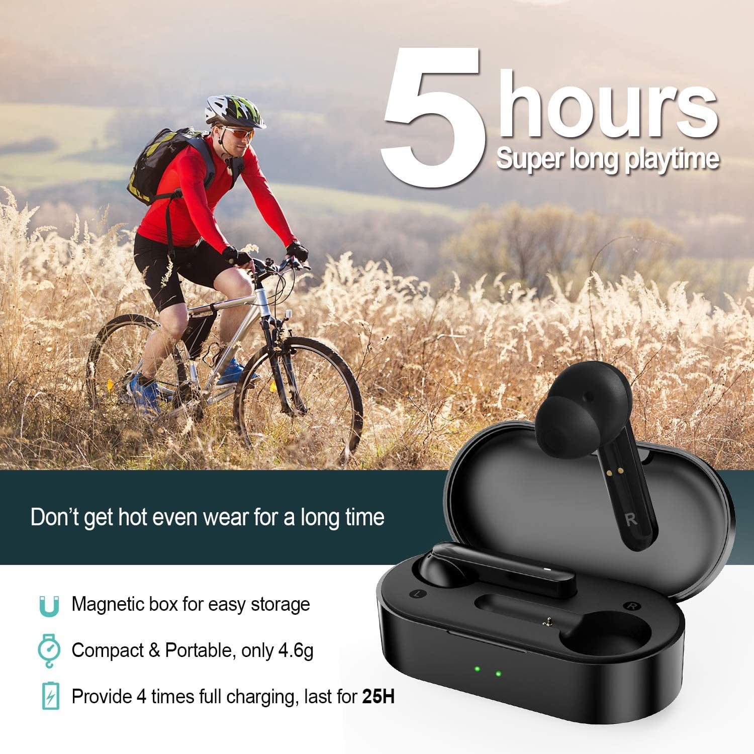 mycarbon true wireless earbuds