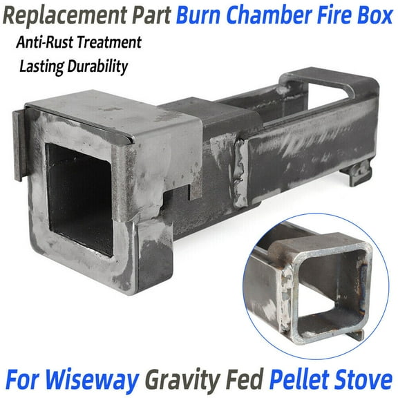 NEW! Replacement Part Burn Chamber Fire Box For Wiseway Pellet Stove Gravity Fed