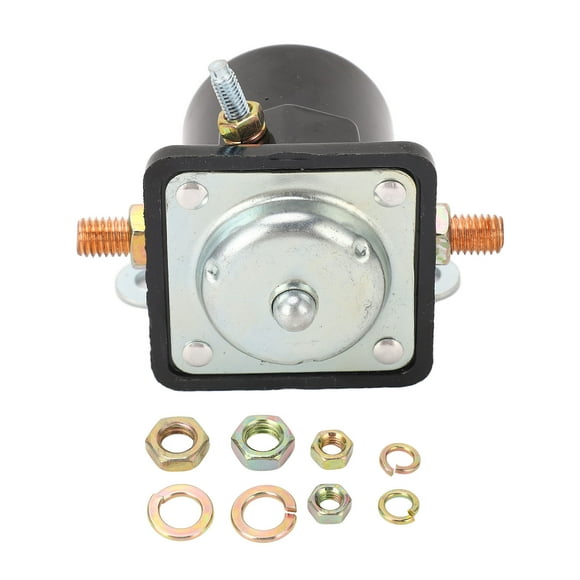 2024 6 Volt 3 Terminals Solenoid Switch Relay Starter Solenoid 20?7000392 Replacement for Allis Chalmers 1960 to 1961