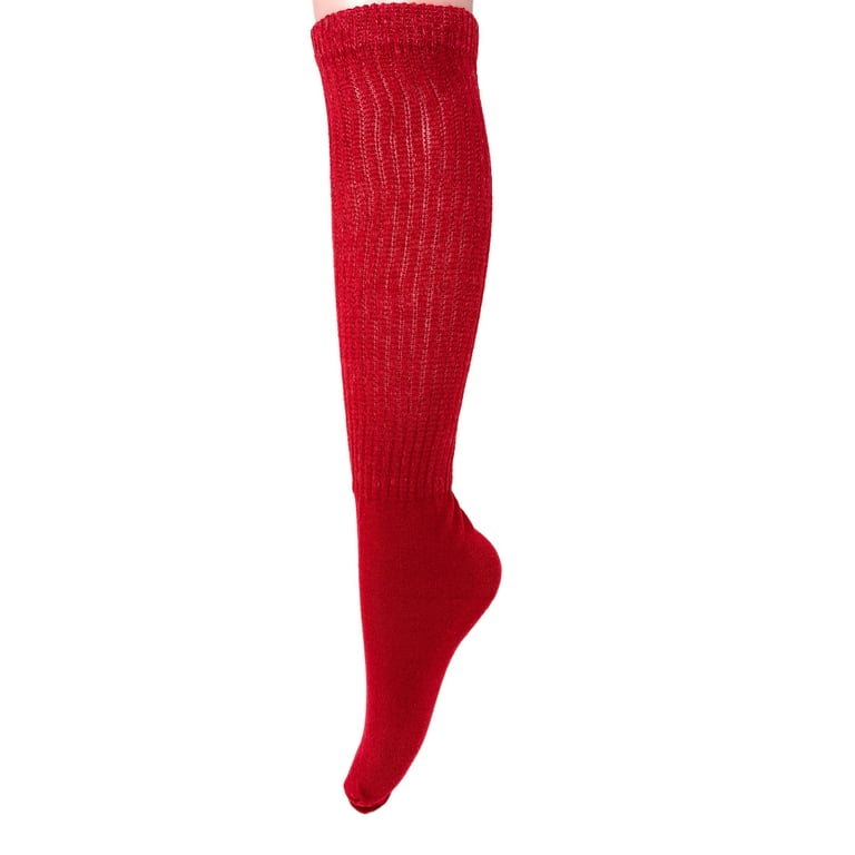 Red on sale boot socks