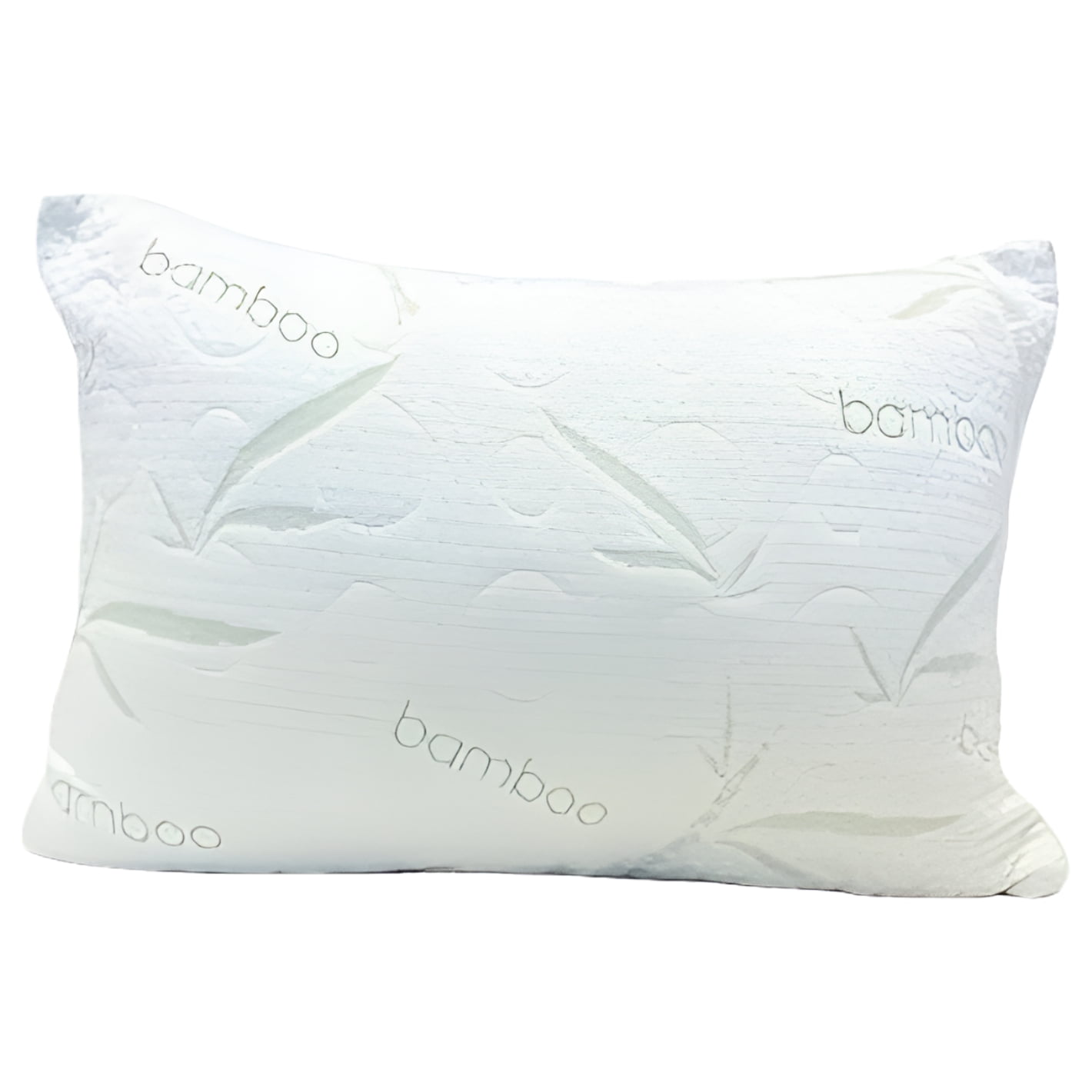 The Best Bamboo Memory Foam Hypoallergenic Travel Pillow for Neck Sleeping 15 in. x 10.5 in. Walmart