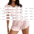 thumbnail image 5 of MVRLSH Lounge Pajama Sets for Women Cotton Linen Long Sleeve Pant Loose Two Piece Daily Night wear Suit Summer Soft Comfortable Top Pink - M, 5 of 5