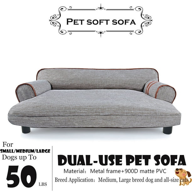 Topcobe Double Use Pet Sofa For Small Dog Luxury Bed With Double Use Pet Sofa For Small Dog