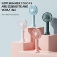 thumbnail image 2 of Gifts Clearance Mini Fan for Desk Mini Portable Small Fan Quiet Rechargeable Office Desktop Fan, 2 of 5
