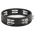 thumbnail image 4 of Tambourine, Colorful  Handheld 8in Hand Drum Percussion Instrument Comfortable Hold Fine Polishing  For Rhythm Training Colorful, 4 of 8