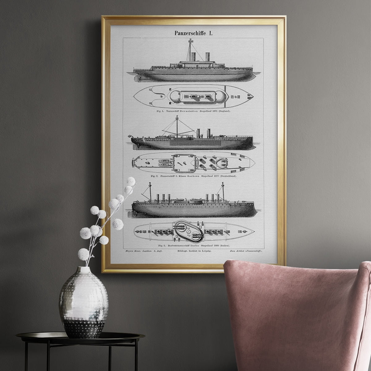 Industrial Ship Premium Classic Framed Print - Ready to Hang