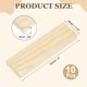 thumbnail image 2 of Uxcell 10Pcs Tiras de Madera, Palitos de Madera Delgados 3/8" x 1‑1/4" x 4" Dowel de Madera Cuadrada Sin Terminar para Manualidades DIY Fabricación de Modelos - 10x30x100mm, 2 of 7