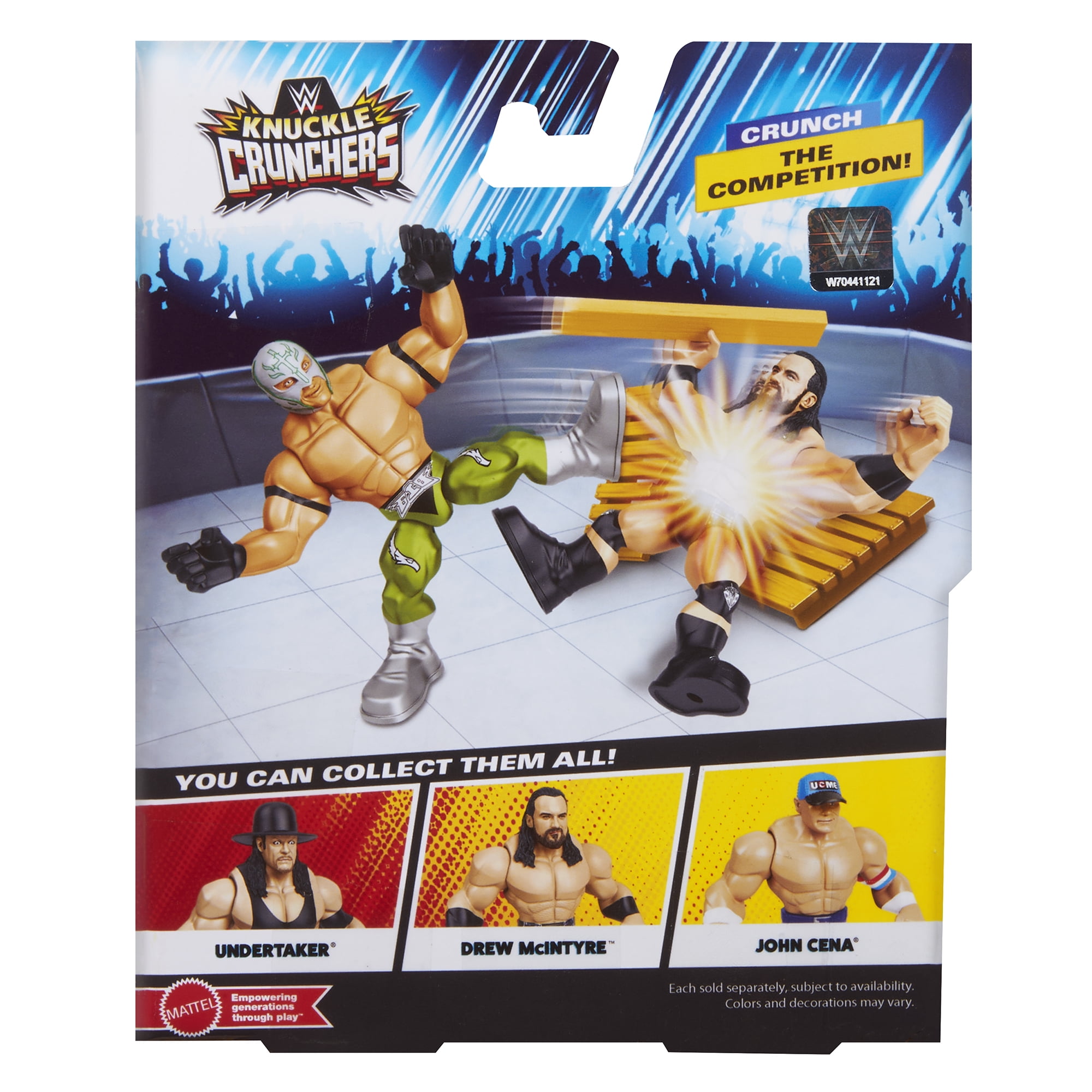Rey Mysterio (Green) - WWE Knuckle Crunchers 6 Mattel WWE Toy Wrestling Action Figure