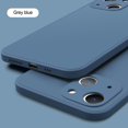 thumbnail image 1 of Funda de teléfono de silicona líquida cuadrada oficial para iPhone 11 12 14 13 Pro Max Mini X XS Max XR 7 8 Plus cubierta de protección de lente completa Tan Jianjun unisex, 1 of 2