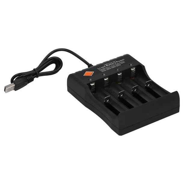 Cargador de batería ANGGREK Inteligente DC4.2V 4 Ranuras Para batería de Iones de Litio