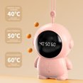 thumbnail image 4 of Teissuly 2.9x3.6x2inch Hand Warmers Rechargeable, Pocket-Sized Handwarmers With Digital Display, Light Sleek Stylish, 3 Heat Settings, Electronic Gifts For Men, Women Purse Must Haves Teissuly WER202312134022, 4 of 6