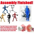 thumbnail image 2 of 3 Pack(Assembly Completed) T13 Action Figure Set,Dummy 13 Set,3D Printed Robot 13 Action Figure,Lucky 13 Set,Titan 13 Robot Action Figure,for Collectors Desktop Decorations, 2 of 6