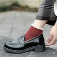 thumbnail image 4 of Women's leather penny loafer uniform dress shoes for ladies, 4 of 4