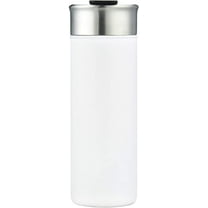 ImpecGear 18-Ounce Stainless Steel Double Wall Tumbler Travel Mug with Leak-Proof Lid - White
