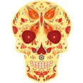 thumbnail image 2 of Dia de los Muertos - Halloween - Day of the Dead - Window Clings  Laptop Stickers, 2 of 10