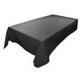 thumbnail image 2 of Cotton Tablecloth Polka Dots Print / Mini White Dots on Black, 2 of 2