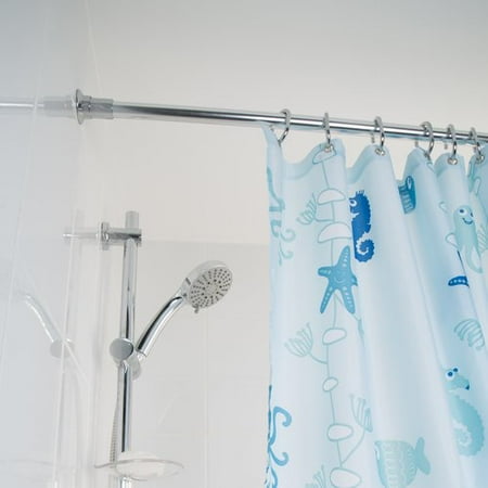 Secure Shower Curtain Rod Croydex Stick N Lock 102 25 Adjule Straight Tension Shower