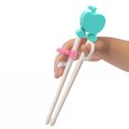 thumbnail image 3 of ELAYARD 18-Piece Kids Silicone Training Chopsticks Set with Grip Helper for Easy Learning and Better Hand Coordination, 3 of 7