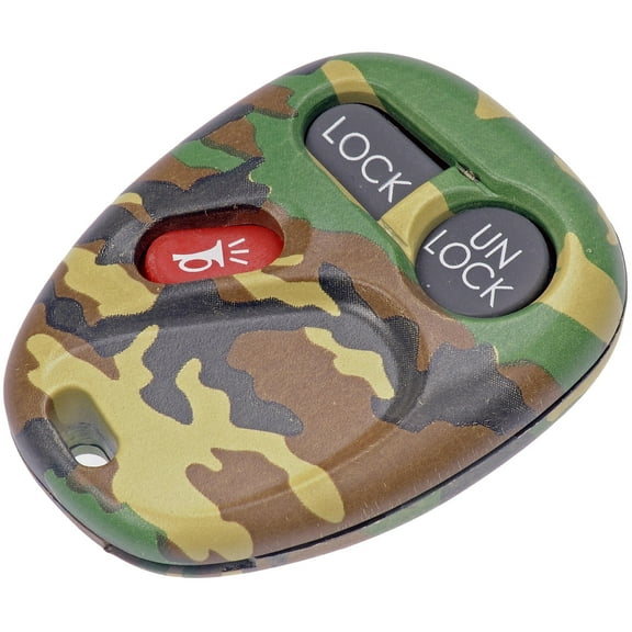 Dorman 13622GNC Keyless Entry Transmitter Cover for Specific Cadillac / Chevrolet / GMC Models, Green Woodland Camouflage Fits select: 1999-2002 CHEVROLET SILVERADO, 2000-2002 CHEVROLET TAHOE