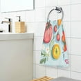 thumbnail image 3 of Yayeee 100% Cotton Hand Towels for Bathroom 16" x 28" Soft Absorbent Kitchen Towel, Yellow Tomatoes, 3 of 7
