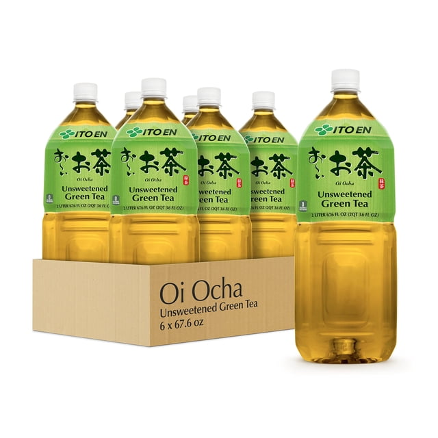 Té verde ITO EN Oi Ocha sin azúcar 2 L paquete de 6