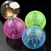 rygai Pet Supply Rodent Mice Jogging Hamster Gerbil Rat Toy Plastic Exercise Ball,Random Color
